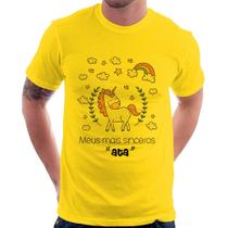 Camiseta Meus mais sinceros "ata" - Foca na Moda