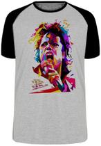 Camiseta Michael Jackson colorido Blusa Plus Size extra grande adulto ou infantil Camiseta Michael Jackson colorido Blusa Plus Size extra grande adulto ou infantil