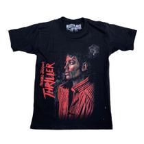 Camiseta Michael Jackson Thriller Blusa Adulto Unissex Mr413 Camiseta Michael Jackson Thriller Blusa Adulto Unissex Mr413