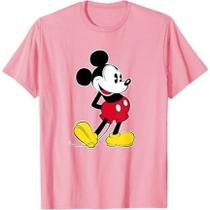 Camiseta Mickey Mouse Camisa Personalizada Desenho Adulto