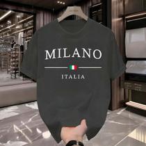 Camiseta Milano Italia T-Shirt 100% Algodão Camisa Masculina Street Wear Manfinity