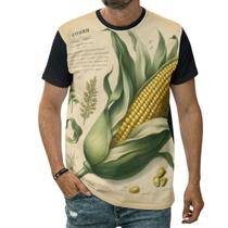 Camiseta Milho Cereal Alimento Humano Espiga Nutrição Grão