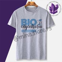 Camiseta Mina Profissões Bioengenharia Estudante Engenharia Biológica