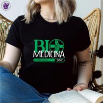 Camiseta Mina Profissões Biomedicina Estudante