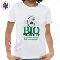 Camiseta Mina Profissões Biomedicina Flork
