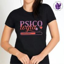 Camiseta Mina Profissões Psicologia Estudante