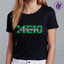 Camiseta Mina Profissões Universitária Meio Veterinária