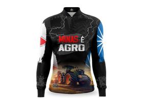 Camiseta minas e agro fazenda trator uv50 Camiseta minas e agro fazenda trator uv50