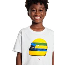 Camiseta Mini Pica Pau Capacete Senna Reserva Mini