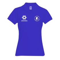 Camiseta Minina Bruta Agronomia Gola Polo Azul Camiseta Minina Bruta Agronomia Gola Polo Azul
