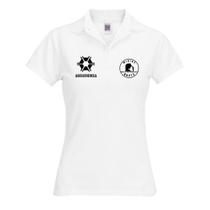 Camiseta Minina Bruta Agronomia Gola Polo Branca Camiseta Minina Bruta Agronomia Gola Polo Branca
