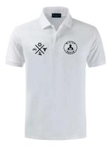 Camiseta Mininu Bruto Gola Polo Agro Pecuaria Marca Country Branco