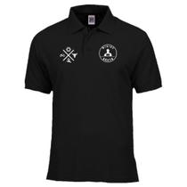 Camiseta Mininu Bruto Gola Polo Agro Pecuaria Marca Country Preto