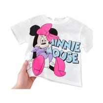 Camiseta Minnie Verão para Bebês - Manga Curta - Disney