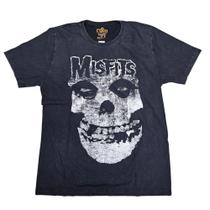 Camiseta Misfits Caveira Blusa Banda Rock Bo6911