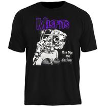 Camiseta Misfits Die Die My Darling - Original Oficina Rock
