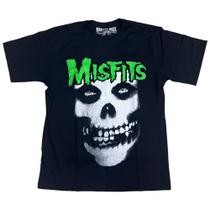 Camiseta Misfits Logo Banda de Punk Rock Logo Blusa Rock Mr375 RC Camiseta Misfits Logo Banda de Punk Rock Logo Blusa Rock Mr375 RC