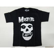 Camiseta Misfits logo Blusa Adulta e Extra Plus Size unissex banda de rock MR131 RCH Camiseta Misfits logo Blusa Adulta e Extra Plus Size unissex banda de rock MR131 RCH