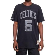 Camiseta Mitchell & Ness Boston Celtics Garnett Preto