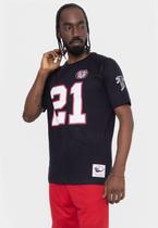 Camiseta Mitchell & Ness Especial NFL Atlanta Falcons Deion Sanders Preta