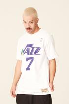 Camiseta Mitchell & Ness Especial Utah Jazz Pistol Branca