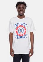 Camiseta Mitchell & Ness Estampada Natural Off White