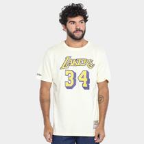 Camiseta Mitchell & Ness LA Lakers O'Neal Masculina