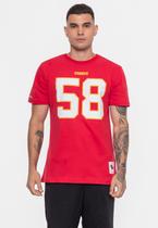 Camiseta Mitchell & Ness NFL Kansas City Chiefs Derrick Thomas Vermelha Carmim