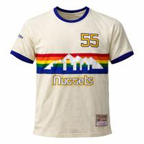 Camiseta Mitchell & Ness Nuggets Mutombo 55 Bege - Masculino Camiseta Mitchell & Ness Nuggets Mutombo 55 Bege - Masculino