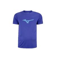 Camiseta Mizuno Masculina Run Spark Big Logo - Azul web