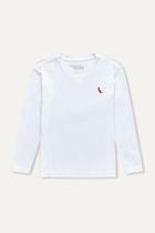 Camiseta Ml Pica Pau Bordado Brasa Reserva Mini