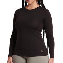 Camiseta Ml Repelente UV Lupo Feminina 77028003 Preto