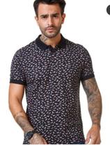 Camiseta MM preta estampada Camiseta MM preta estampada