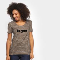 Camiseta Mob Malha Bouclé Be You Feminina