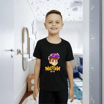 Camiseta Moda Infantil Natan Tô Por Aí Youtuber da Galera Camisa Menino e Menina Algodão Unissex Camiseta Moda Infantil Natan Tô Por Aí Youtuber da Galera Camisa Menino e Menina Algodão Unissex