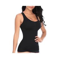 Camiseta Modeladora Feminina Com Controle De Barriga, Colete De Compressão Com Sutiã Almofadado