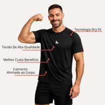 Camiseta Monk Dry Fit Masculina Treino Corrida Proteção UV 50 Leveza e Secagem Rápida Tecido Premium Camiseta Monk Dry Fit Masculina Treino Corrida Proteção UV 50 Leveza e Secagem Rápida Tecido Premium