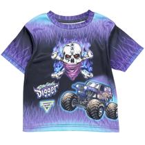 Camiseta Monster Jam Son-UVA Digger azul para meninos 5T