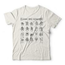 Camiseta Monstros Clássicos de RPG -