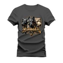 Camiseta Moody Mood Plus Size Extra Grande Algodão Estampa Digital