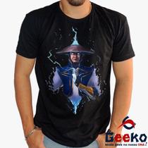 Camiseta Mortal Kombat 100% Algodão Raiden Geeko