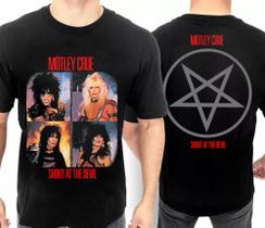 Camiseta Motley Crue Banda de Rock Blusa Adulto Oficial Licenciado Unissex Of0109 BM