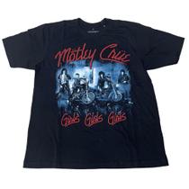 Camiseta Motley Crue Banda de Rock Blusa Adulto Unissex E019 Camiseta Motley Crue Banda de Rock Blusa Adulto Unissex E019