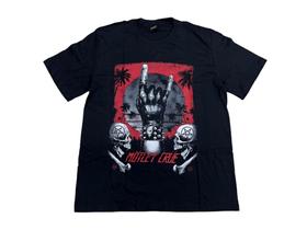 Camiseta Motley Crue Blusa Adulto Banda de Rock Unissex Hcd615 BM Camiseta Motley Crue Blusa Adulto Banda de Rock Unissex Hcd615 BM