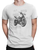 Camiseta Moto Custom Projeto Camisa Motoqueiro Unissex