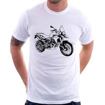 Camiseta Moto F 800 GS Traços - Foca na Moda