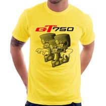Camiseta Moto GT 750 Pistões - Foca na Moda