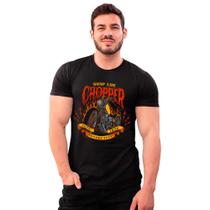 Camiseta Motocicleta Chopper 1976 Harley T-Shirt Algodão - MECCA