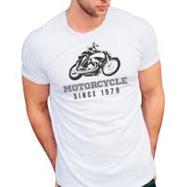 Camiseta Motorcycle 1979 motorclub racing malha premium 100% Algodão