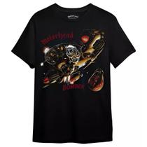 Camiseta Motörhead Consulado do Rock Unissex 100 Algodão Estilo Rock Autêntico Camiseta Motörhead Consulado do Rock Unissex 100 Algodão Estilo Rock Autêntico